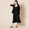 Amazon Essentials Women’s Jersey Pull On Midi Length Skirt(Black)
