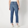 Amazon Essentials Women’s Low Stretch Mid-Rise Classic-Roll Boyfriend Crop Jeans(Ash Blue Wash)