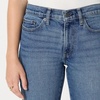 Amazon Essentials Women’s Low Stretch Mid-Rise Classic-Roll Boyfriend Crop Jeans(Ash Blue Wash)