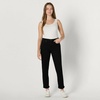 Amazon Essentials Women’s Low Stretch Mid-Rise Classic-Roll Boyfriend Crop Jeans(Black)
