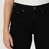 Amazon Essentials Women’s Low Stretch Mid-Rise Classic-Roll Boyfriend Crop Jeans(Black)