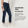 Amazon Essentials Women’s Low Stretch Mid-Rise Classic-Roll Boyfriend Crop Jeans(Dark Midnight Wash)