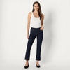 Amazon Essentials Women’s Medium Stretch Mid-Rise Fashion-Forward Kick Crop Jeans(Rinse)