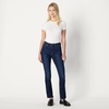 Amazon Essentials Women’s Medium Stretch Slim-Fit Mid-Rise Straight Leg Jeans(Dark Wash)