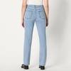 Amazon Essentials Women’s Medium Stretch Slim-Fit Mid-Rise Straight Leg Jeans(Iced Blue Light Wash)