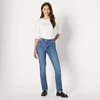 Amazon Essentials Women’s Medium Stretch Slim-Fit Mid-Rise Straight Leg Jeans(Medium Blue Vintage)