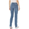 Amazon Essentials Women’s Mid Rise Slim Straight Stretch Denim Jeans – Discontinued Colors(New Light Wash)