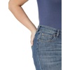 Amazon Essentials Women’s Mid Rise Slim Straight Stretch Denim Jeans – Discontinued Colors(New Light Wash)