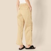 Amazon Essentials Women’s Mid-Rise Baggy Loose-Fit Wide-Leg Parachute Pants(Tan)