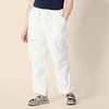 Amazon Essentials Women’s Mid-Rise Baggy Loose-Fit Wide-Leg Parachute Pants(White)
