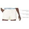 Amazon Essentials Women’s Mid-Rise Slim-Fit 3.5 Inch Inseam Stretch Cotton Khaki Shorts(Cream)
