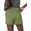 Amazon Essentials Women’s Mid-Rise Slim-Fit 3.5 Inch Inseam Stretch Cotton Khaki Shorts(Olive)