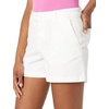 Amazon Essentials Women’s Mid-Rise Slim-Fit 3.5 Inch Inseam Stretch Cotton Khaki Shorts(White)