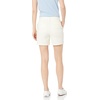 Amazon Essentials Women’s Mid-Rise Slim-Fit 5 Inch Inseam Khaki Shorts (Available in Straight and Curvy Fits)(Cream)