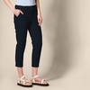 Amazon Essentials Women’s Mid-Rise Slim-Fit Stretchy Khaki Pants (Available in Plus Size)(Black)