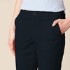 Amazon Essentials Women’s Mid-Rise Slim-Fit Stretchy Khaki Pants (Available in Plus Size)(Black)
