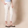 Amazon Essentials Women’s Mid-Rise Slim-Fit Stretchy Khaki Pants (Available in Plus Size)(Bright White)