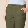 Amazon Essentials Women’s Mid-Rise Slim-Fit Stretchy Khaki Pants (Available in Plus Size)(Dark Olive)