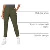 Amazon Essentials Women’s Mid-Rise Slim-Fit Stretchy Khaki Pants (Available in Plus Size)(Dark Olive)