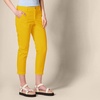 Amazon Essentials Women’s Mid-Rise Slim-Fit Stretchy Khaki Pants (Available in Plus Size)(Dark Yellow)
