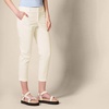 Amazon Essentials Women’s Mid-Rise Slim-Fit Stretchy Khaki Pants (Available in Plus Size)(Light Tan)