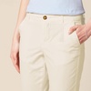 Amazon Essentials Women’s Mid-Rise Slim-Fit Stretchy Khaki Pants (Available in Plus Size)(Light Tan)