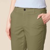 Amazon Essentials Women’s Mid-Rise Slim-Fit Stretchy Khaki Pants (Available in Plus Size)(Washed Olive)