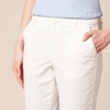 Amazon Essentials Women’s Mid-Rise Slim-Fit Stretchy Khaki Pants (Available in Plus Size)(White)