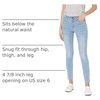 Amazon Essentials Women’s Mid-Rise Stretchy Skinny Denim Jeans, 5-Pocket(Washed Blue)