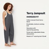 Amazon Essentials Women’s Oversized-Fit Sleeveless Jumpsuit(Charcoal Heather)