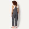 Amazon Essentials Women’s Oversized-Fit Sleeveless Jumpsuit(Charcoal Heather)
