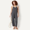 Amazon Essentials Women’s Oversized-Fit Sleeveless Jumpsuit(Charcoal Heather)
