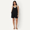 Amazon Essentials Women’s Oversized-Fit Sleeveless Romper(Black)
