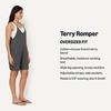 Amazon Essentials Women’s Oversized-Fit Sleeveless Romper(Charcoal Heather)