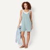 Amazon Essentials Women’s Oversized-Fit Sleeveless Romper(Light Sage Green)