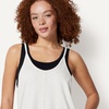 Amazon Essentials Women’s Oversized-Fit Sleeveless Romper(Oatmeal Heather)