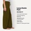 Amazon Essentials Women’s Oversized-Fit Tie Waist Lightweight Pant(Deep Brown)