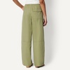 Amazon Essentials Women’s Oversized-Fit Tie Waist Lightweight Pant(Washed Khaki Green)