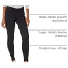 Amazon Essentials Women’s Pull-On Mid Rise Stretchy Knit Jegging (Available in Plus Size)(Black)
