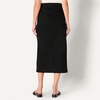 Amazon Essentials Women’s Regular-Fit High-Rise Long Jean Skirt with Slight A-line Silhouette, 5 Pocket Styling(Black)
