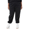 Amazon Essentials Women’s Relaxed Fit Sweatpants Joggers with Elastic Waist, Mid Rise (Available in Plus Size)(Black)