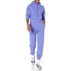 Amazon Essentials Women’s Relaxed Fit Sweatpants Joggers with Elastic Waist, Mid Rise (Available in Plus Size)(Purple Blue)