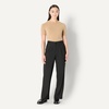 Amazon Essentials Women’s Relaxed-Fit Full Length Dress Pant(Black)