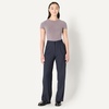 Amazon Essentials Women’s Relaxed-Fit Full Length Dress Pant(Navy)