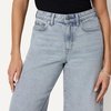 Amazon Essentials Women’s Relaxed-Fit Mid-Rise Long Jean Shorts(Tinted Ice Light Wash)