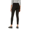 Amazon Essentials Women’s Skinny Fit Mid-Rise Stretch Pull-On Jegging with Pockets – Discontinued Colors(Black)