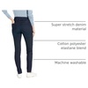 Amazon Essentials Women’s Skinny Fit Mid-Rise Stretch Pull-On Jegging with Pockets – Discontinued Colors(Dark Wash)