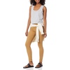 Amazon Essentials Women’s Skinny Fit Mid-Rise Stretch Pull-On Jegging with Pockets – Discontinued Colors(Light Camel)