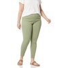Amazon Essentials Women’s Skinny Fit Mid-Rise Stretch Pull-On Jegging with Pockets – Discontinued Colors(Light Sage Green)