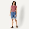 Amazon Essentials Women’s Slim Fit Denim Bermuda Shorts with Pockets(Medium Blue Vintage)
